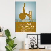 Studio Pilates - Poster (Thuiskantoor)