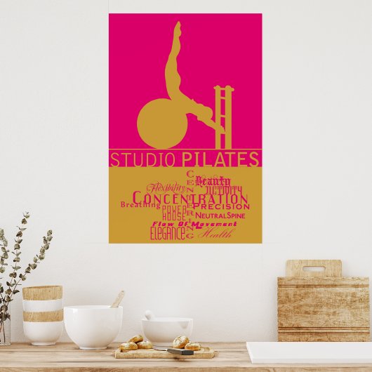 Studio Pilates - Poster (Keuken)