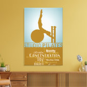 Studio Pilates - Wrapped Canvas Afdruk (Insitu (Woonkamer))