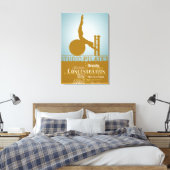 Studio Pilates - Wrapped Canvas Afdruk (Insitu (Slaapkamer))