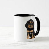 Studio-portret van Rottweiler-puppy Mok (Voorkant rechts)