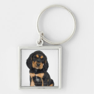 Studio-portret van Rottweiler-puppy Sleutelhanger