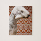 Studio shot van Bedlington Terrier Legpuzzel (Verticaal)
