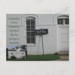 Studio-spelers in het Carriage House Theater Briefkaart