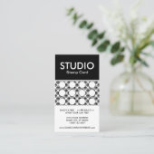 Studio Stripe-stempelkaart Visitekaartje (Staand voorkant)