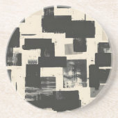 Studio Stroke Abstract Zandsteen Onderzetter (Voorkant)