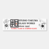 studio takuma glass works STICKER (Voorkant)