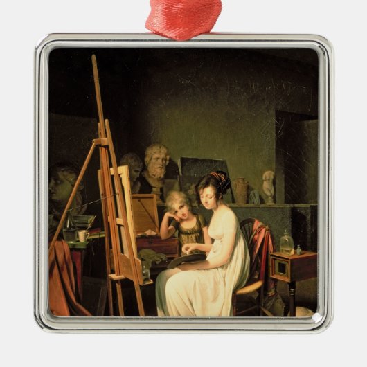 Studio van kunstenaar metalen ornament (Voorkant)