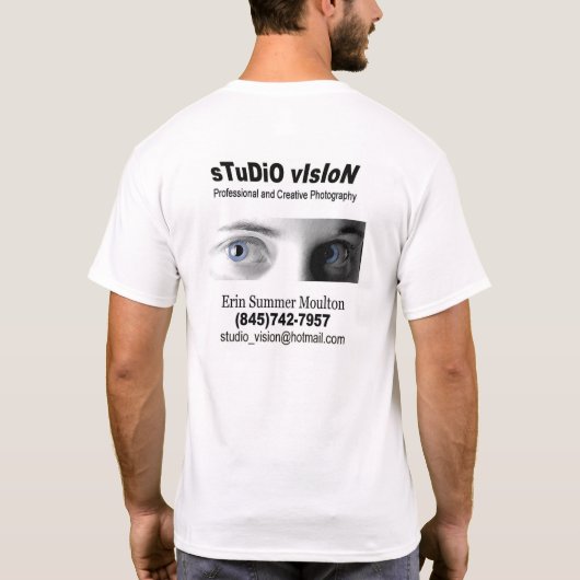 studio vision eye t-shirt (Achterkant)