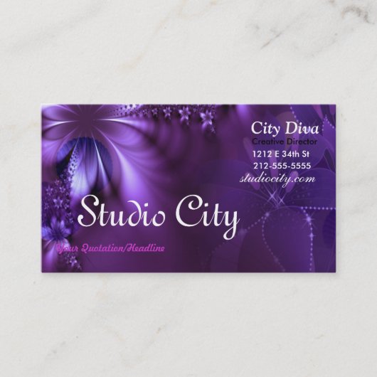 Studio-Visitekaartje Afsprakenkaartje (Voorkant)