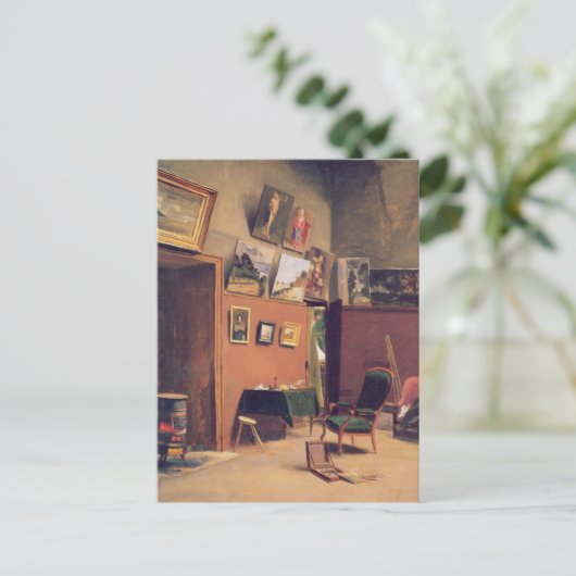 Studio voor de Furstenberg | Fré dé ric Bazille Briefkaart (Staand voorkant)