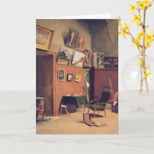 Studio voor de Furstenberg | Fré dé ric Bazille Kaart (Gele Bloem)