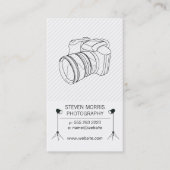 Studiolampen | Fotograaf | Camera Visitekaartje (Voorkant)