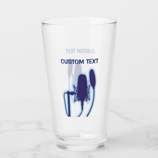 Studiomicrofoon Glas (Achterkant)