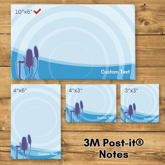 Studiomicrofoon Post-it® Notes