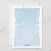 Studious Boy Invitation Kaart (Achterkant)