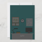 Studious Boy Uitnodiging (Achterkant)