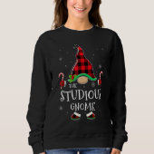 Studious Gnome Buffalo Plaid Matching Family Chris Trui (Voorkant)