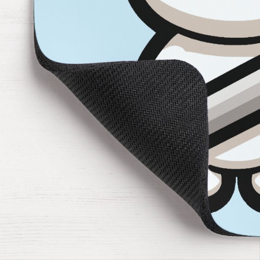 Studious Kawaii Bunny Muismat (Hoek)