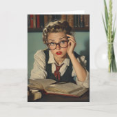 Studious Woman in  stijl (Voorkant)