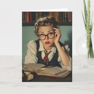 Studious Woman in  stijl