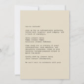 Studious Woman in  stijl Kaart (Achterkant)