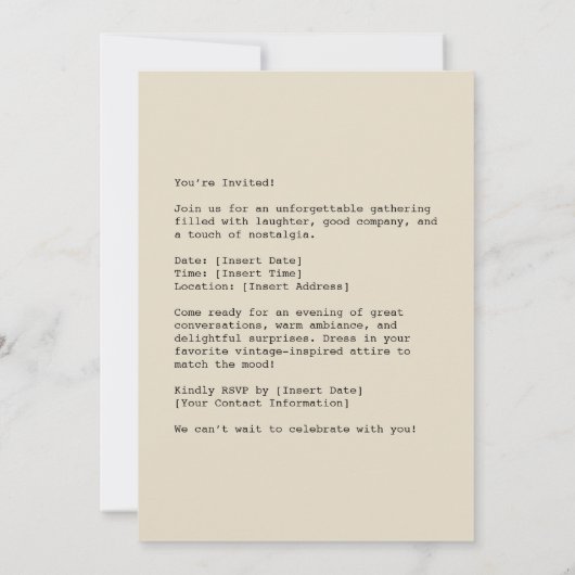 Studious Woman in  stijl Kaart (Achterkant)