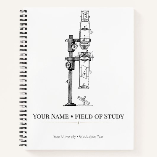 Studium & Lehre – personalisiertes Design Notitieboek (Voorkant)