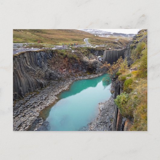 Studlagil Canyon, IJsland Briefkaart (Voorkant)