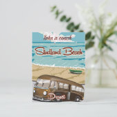 Studland Beach Dorset busreis Briefkaart (Staand voorkant)
