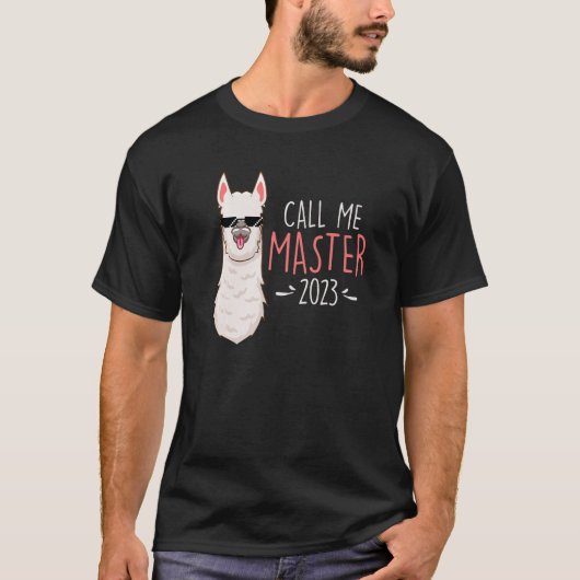Study End Master Degree 2023 Master T-shirt (Voorkant)