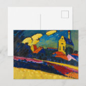 Study for Murnau, Landscape with Church Briefkaart (Voorkant / Achterkant)