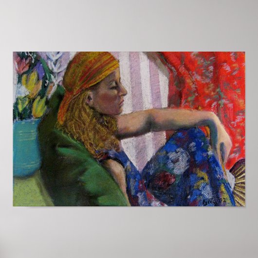 Study in Pastel Poster (Voorkant)