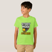Study Mode Activated • Student & Teacher  T-shirt (Voorkant volledig)