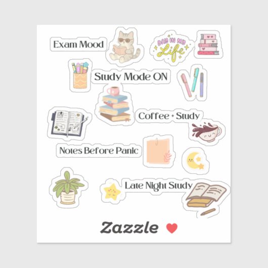 Study Mode Stickers (Vel)