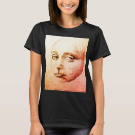 Study of da Vinci, Sketch of a girl, D.C.B. T-shirt