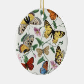 Study of diurnal butterflies by Paul Gervais Keramisch Ornament (Rechts)