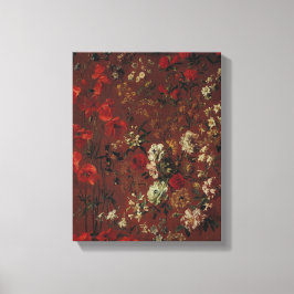 Study of Flowers, 1720 Canvas Afdruk