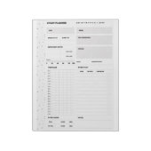 Study Planner Notitieblok (Linkerzijde)