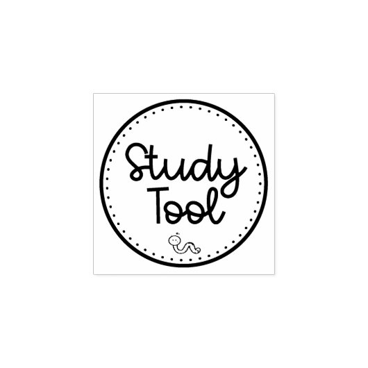 Study Tool Teacher Stamp Rubberstempel (Afrduk)