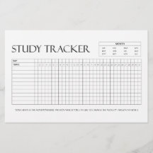Study Tracker | Maand | 31 dagen | Onderwerp | Voo