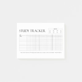 Study Tracker | Maand | 31 dagen | Onderwerp | Voo Post-it® Notes