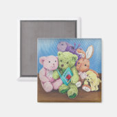 Stuff Animal Circle Time ABC Print op magneet (Voorkant / Achterkant)
