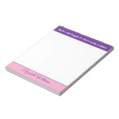 Stuff I will forget name pink purple Notitieblok (Linkerzijde)