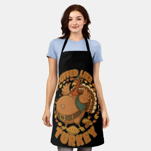 Stuffed Like A Turkey Apron Schort (Gedragen)