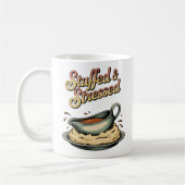 Stuffed & Stressed | Holiday Meal Chaos Humor Koffiemok (Links)