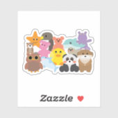 Stuffed Toys  Sticker (Vel)