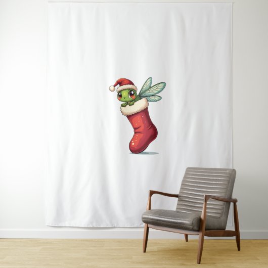 Stuffer Dragonfly Wandkleed (In situ)