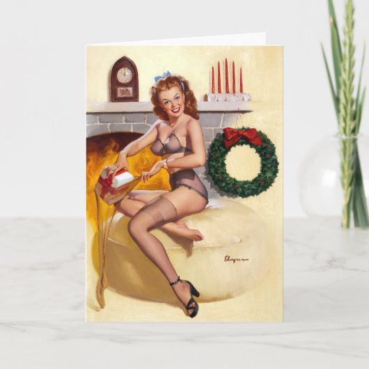 Stuffer stoppen feestdagen kaart (Voorkant)