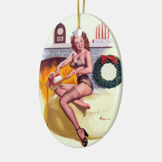 Stuffer stoppen keramisch ornament (Links)